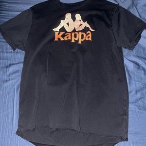Large Black Kappa shirt - real no marks